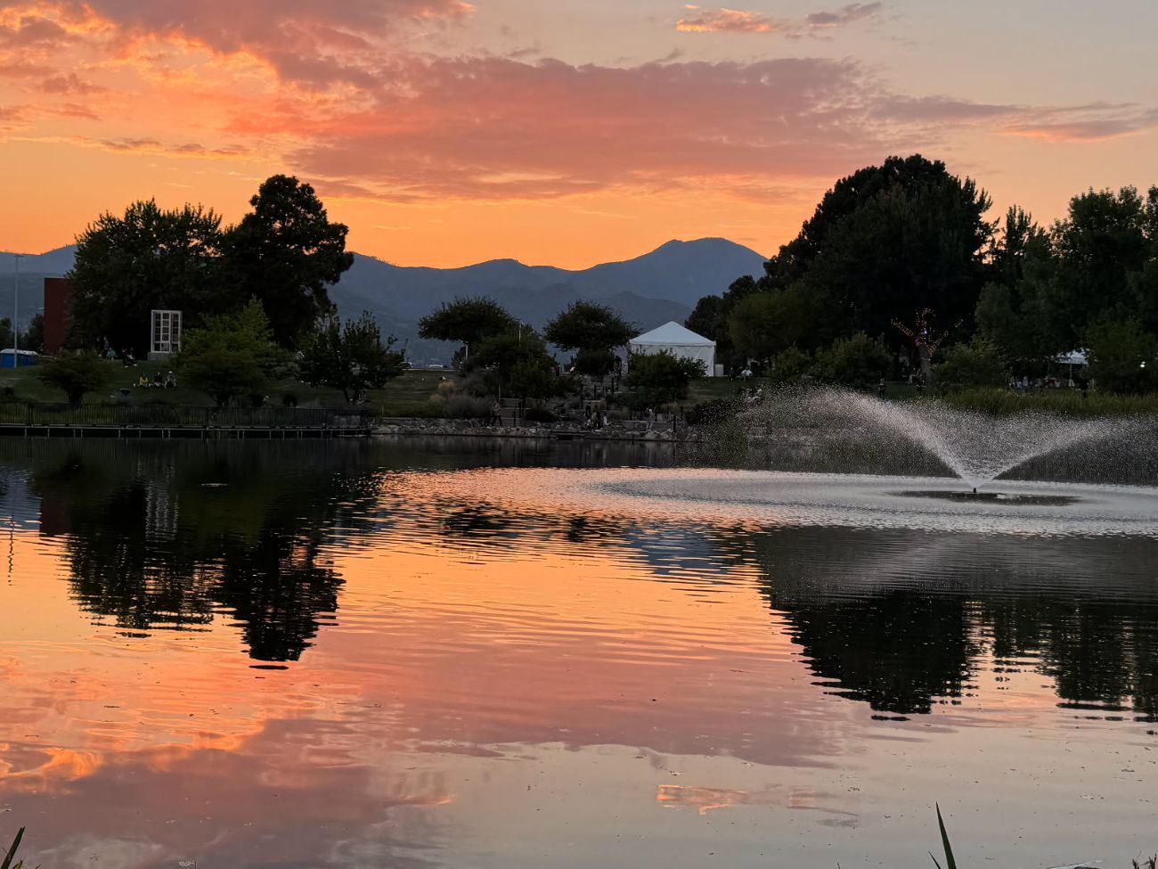 Daily Postcard: Beauty Of Ashley Pond Enhanced At Sunset