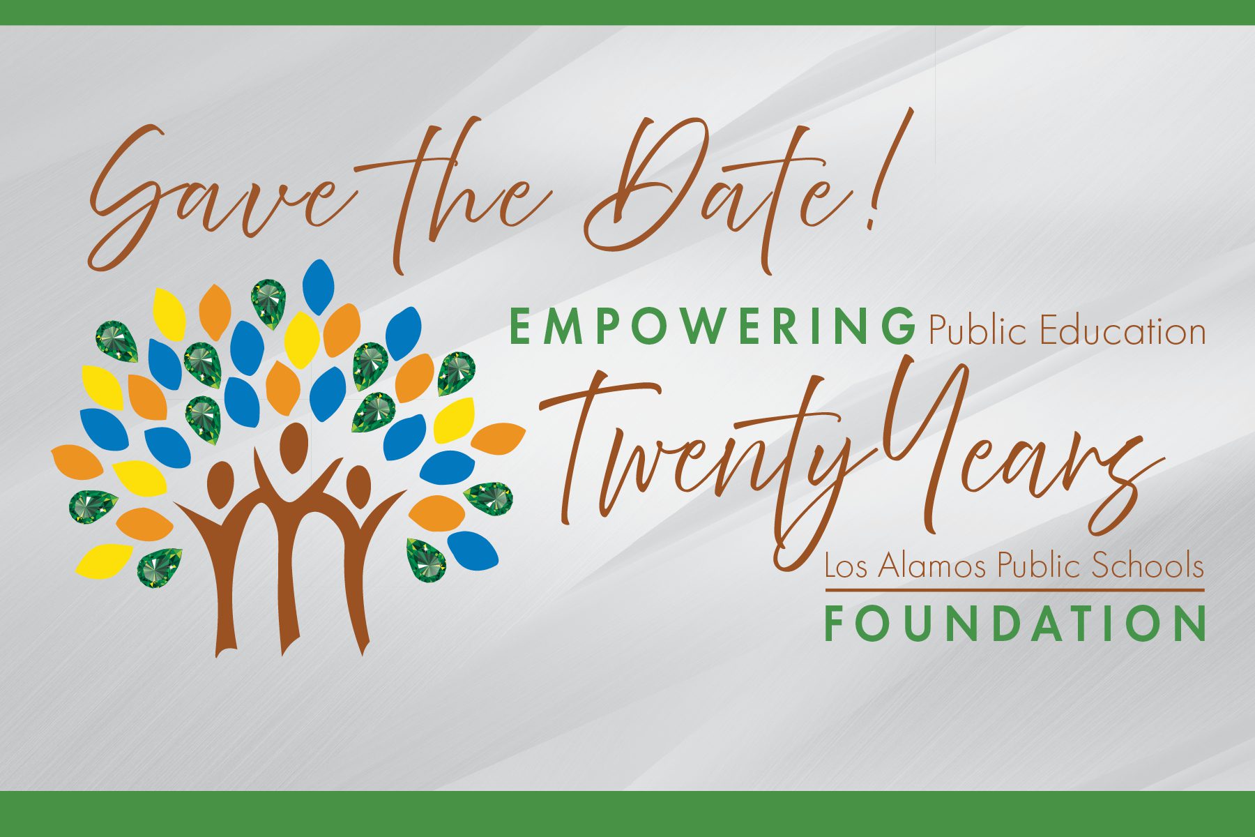 Save The Date! Community Invited To Celebrate With Los Alamos Public Schools Foundation Its 20 Years Empowering Public Education Event Sept. 13