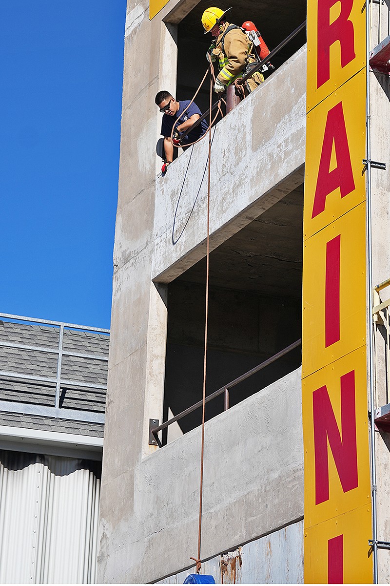 Scenes Of Los Alamos Fire Dept. Physical Agility Testing