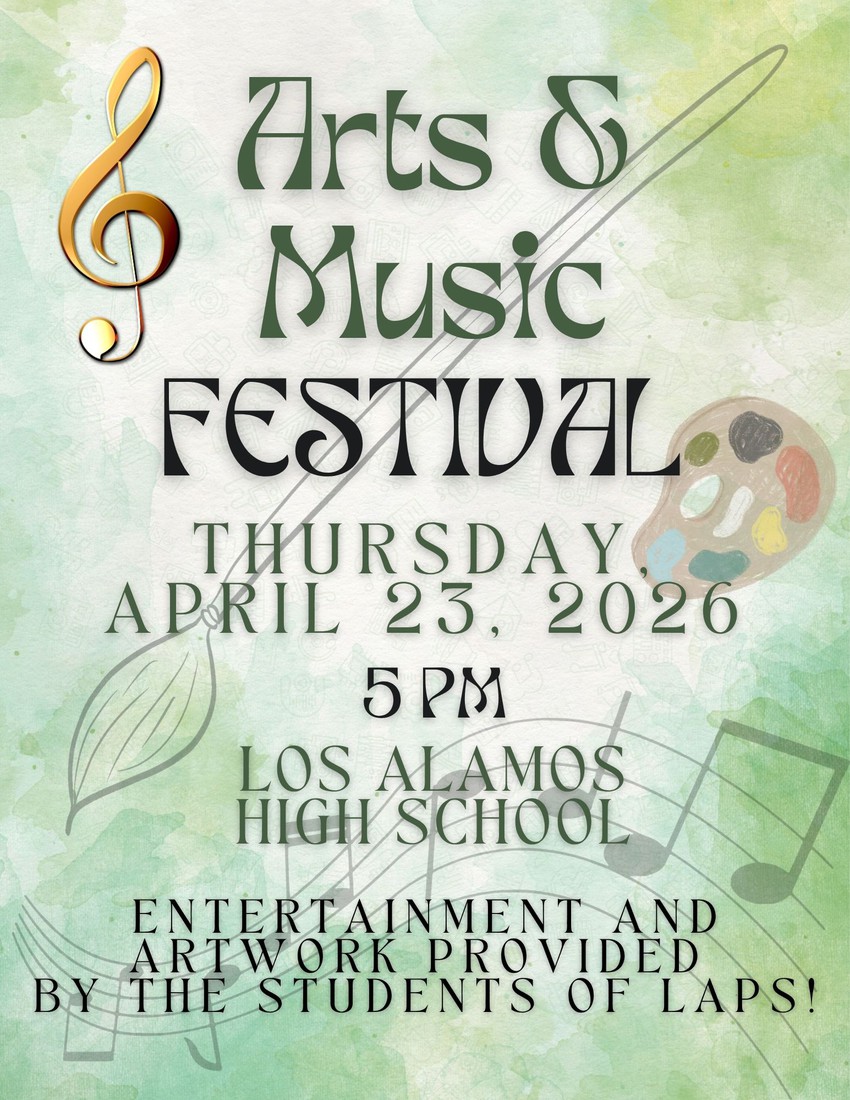 Los Alamos High School To Host Arts & Music Festival