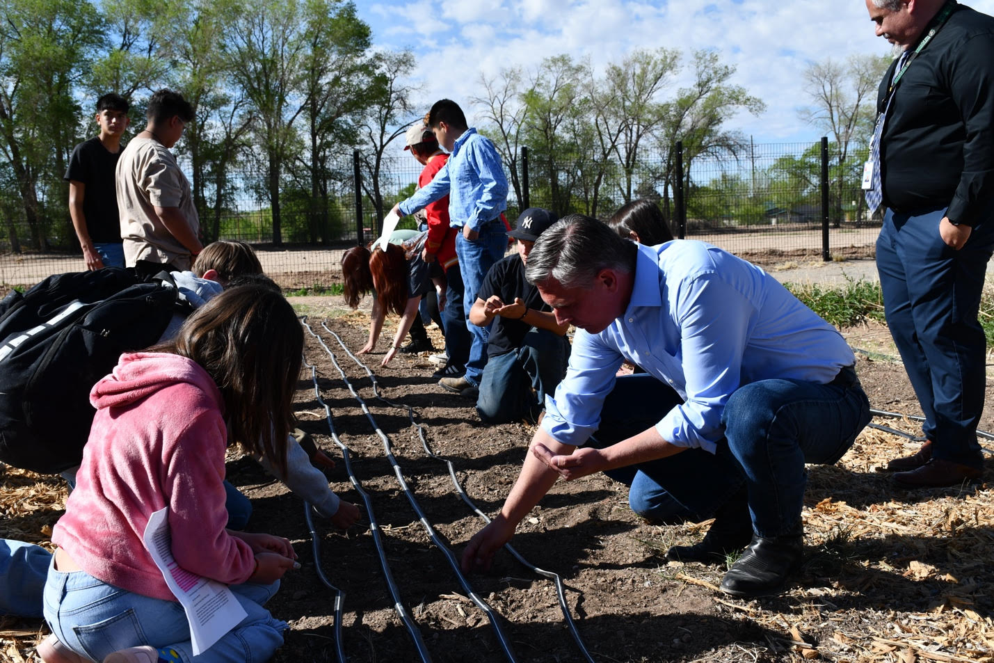 Heinrich Tours Re-Envisioned Schoolyard At Polk Middle School, Announces Revitalizing America’s Schoolyards Act
