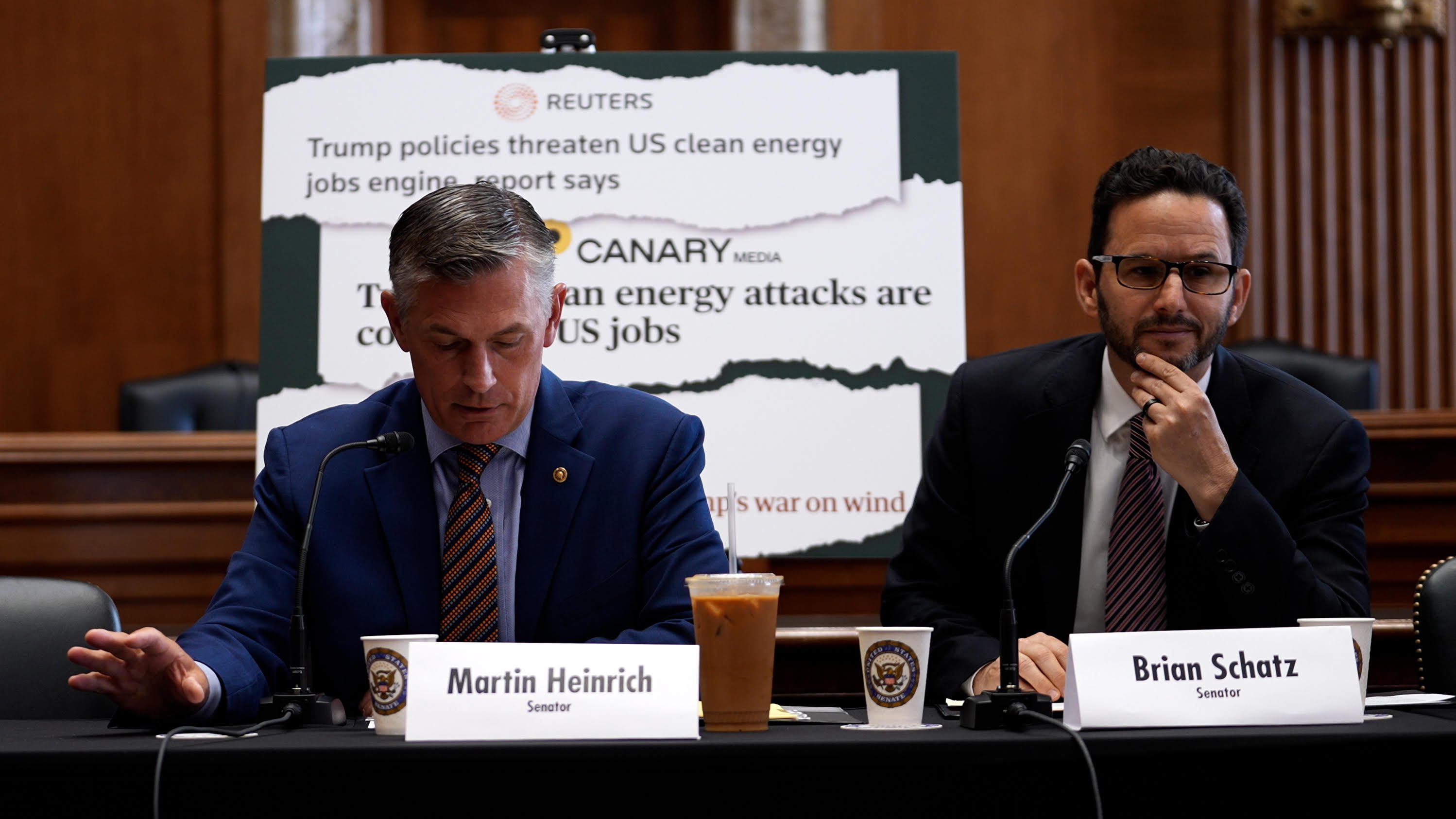 Heinrich, Schatz, Senate Democrats Host Roundtable With Labor Leaders To Discuss Future Of Energy Workforce